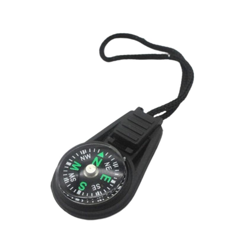 Mini Metal Compass Keychain: Perfect Outdoor Companion for Camping, Hiking & Mountaineering
