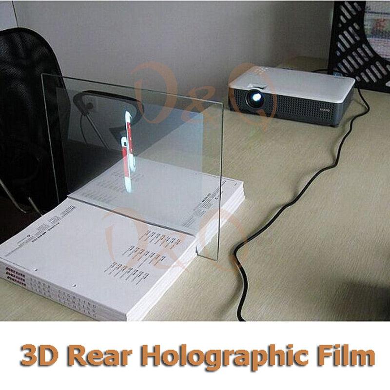 Cutting-Edge 3D Holographic Projection Film | Self-Adhesive Rear Projector Screen | Sample in A4 Size | Single Piece | Available in 4 Color Choices