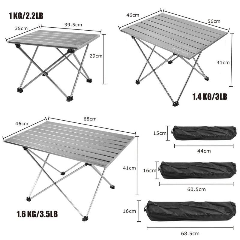 Portable Folding Camping Table | Ultra-Light Outdoor Picnic Table for Traveling, Hiking & Garden
