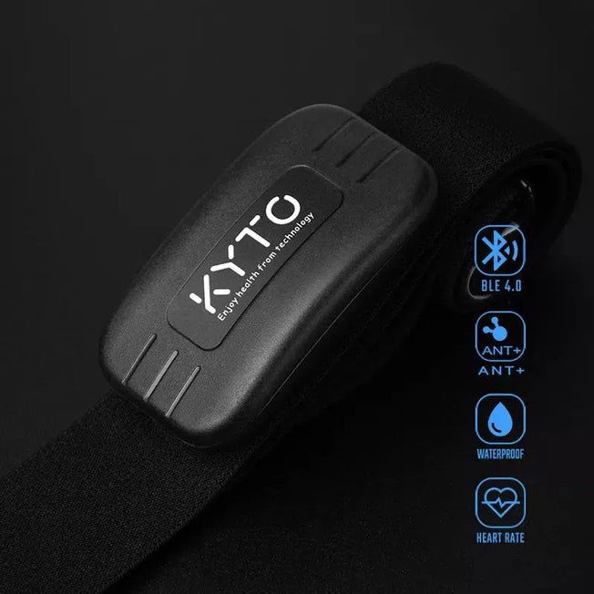 Fitness Exercise Equipment: Heart Rate Monitor Chest Strap Bluetooth 4.0 ANT Belt Smart Sensor Waterproof Tracker for Gym and Outdoor Sports