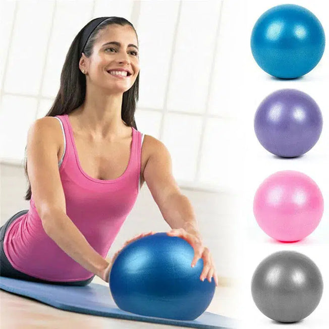 15-22cm Yoga Ball: Gymnastic Fitness Pilates Balance Exercise Ball for Core Training and Indoor Workouts
