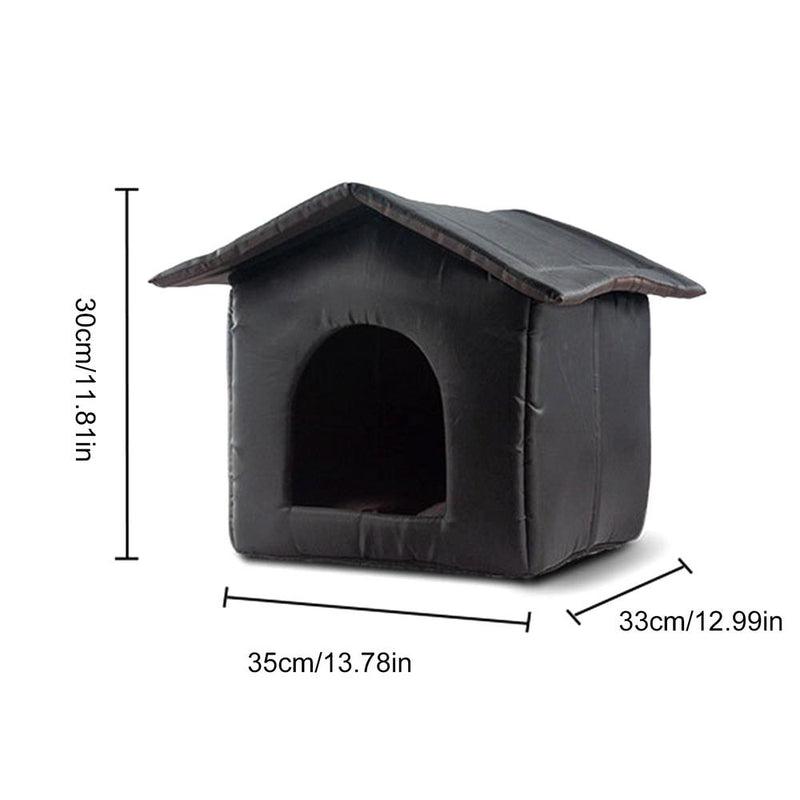 Waterproof Outdoor Pet House | Cozy Foldable Cave Bed for Kittens & Puppies | Portable and Washable Pet Supplies