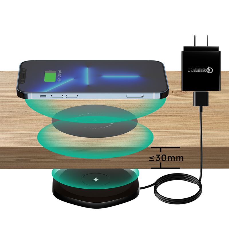 KPON Invisible Wireless Charger | Seamlessly Power Your Devices Under the Table