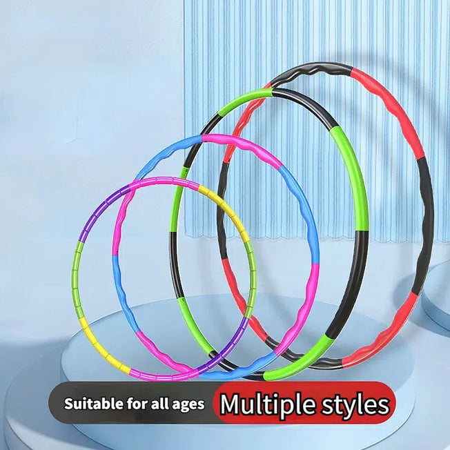 Adjustable Fitness Hula Hoop: Suitable for Adults, Children, Kindergartners, with Removable Sections for Targeted Exercise