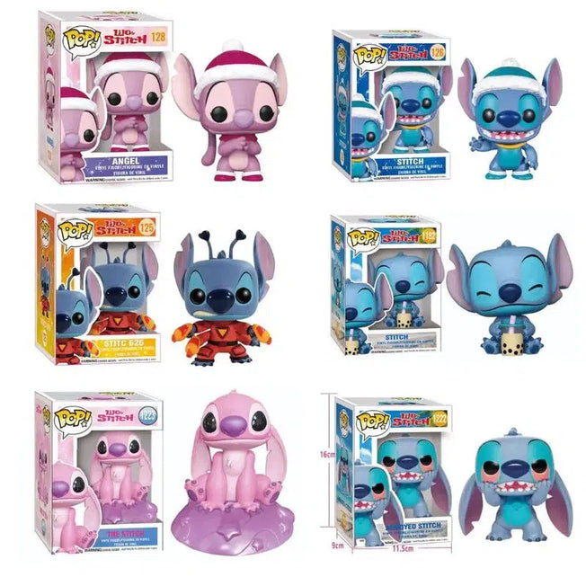 2023 Festive Cheer: NEW Funko POP Stitch Christmas Decoration Ornaments - Action Figure Collection Model Toy for Children's Joyful Gift