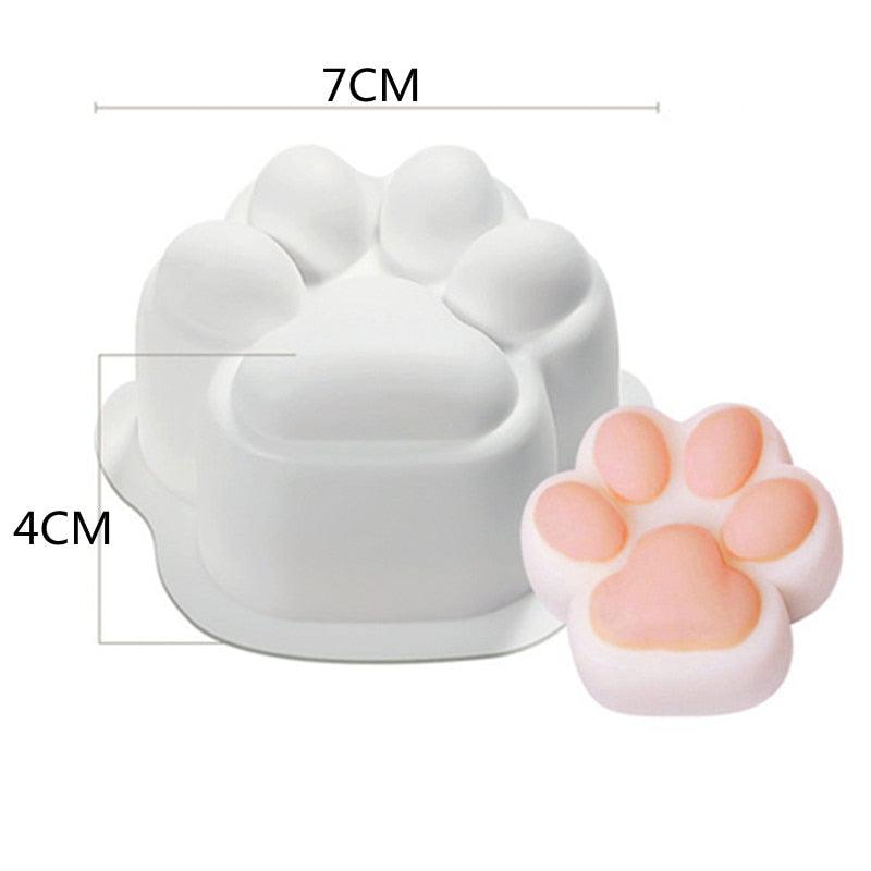 3D Paw Shaped Candle Mould | Craft Cute Scented Candles, Soap & Resin with this Silicone Mould