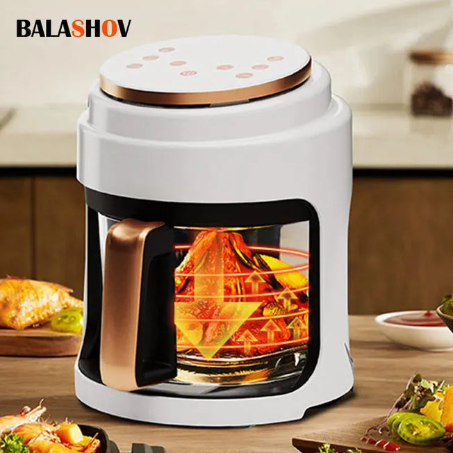 Large-Capacity Smart Air Fryer: Multi-Functional, Oil-Free, and Smokeless Electric Oven for the Kitchen