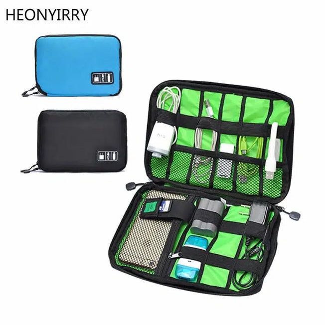 Introducing the Waterproof Outdoor Travel Kit Nylon Cable Holder Bag.This electronic accessories organizer is perfect for storing USB drives and other small items during camping