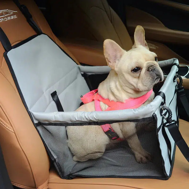 Introducing our Dog Car Seat Cover Carrier, designed for convenient pet transportation and comfort during car rides. This folding hammock-style carrier is perfect for small dogs and cats