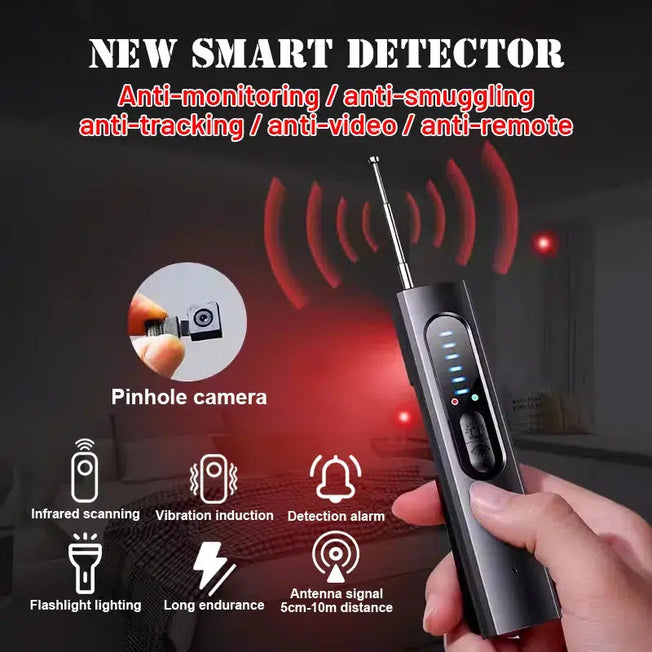 Signal Camera Detector: Anti-GPS Tracker, Magnetic Wireless Signal Scanner Gadget. Protect Against Pinhole Cameras in Hotels, Offices. Your Security Finder.