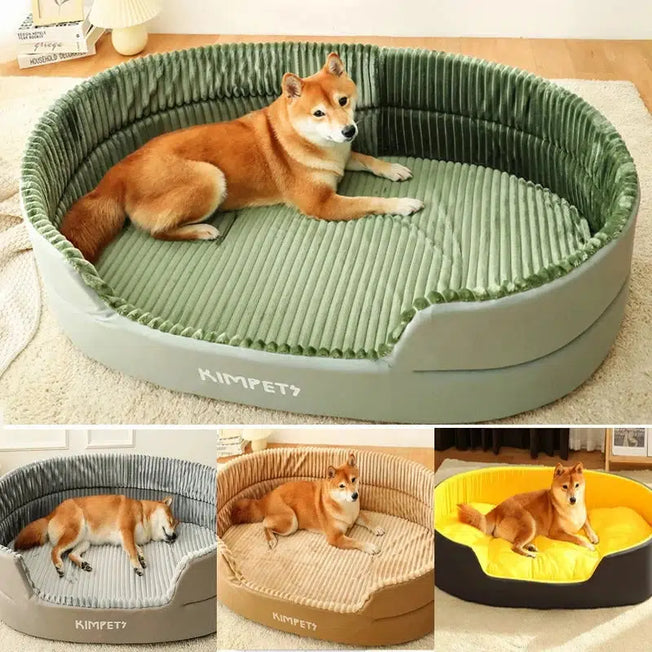 Upgrade your pet's comfort with our Big Bed Pet Sleeping Bed! Perfect for large dogs, this waterproof cushion mat provides ultimate relaxation and support