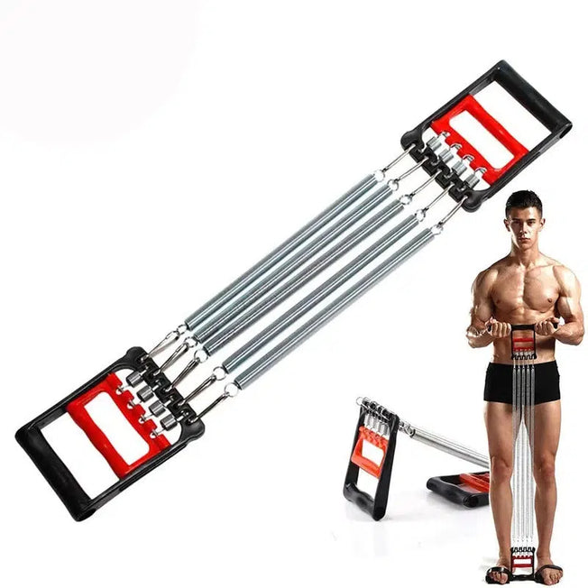 Muscle-Pulling Chest Expander Hand Gripper: Multifunctional Fitness Exerciser for Strength Training, Pull-Ups, and More