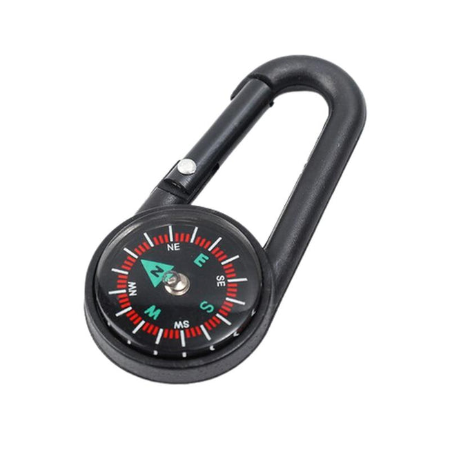 Mini Metal Compass Keychain: Perfect Outdoor Companion for Camping, Hiking & Mountaineering