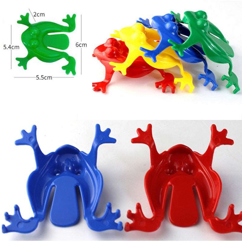 Jumping Frog Bounce Fidget Toys for Kids | Pack of 5-50 | Assorted Novelty Stress Relievers | Perfect Birthday Gift and Party Favor for Children