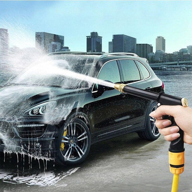 Portable High-Pressure Water Spray Gun Nozzle for Garden Hose Pipe Lawn Car Wash Cleaning Tool | Portable Water Spray Gun