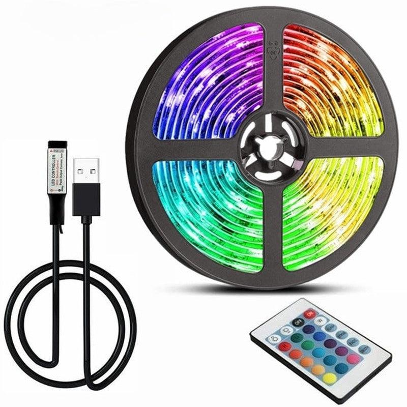RGB LED Strip Lights with Bluetooth Control | Luminous Home Decoration | 5050 Ribbon Lighting