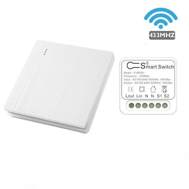 433Mhz Light Switch | Smart Home Touch Control Receiver for LED Lights, AC220V Compatible