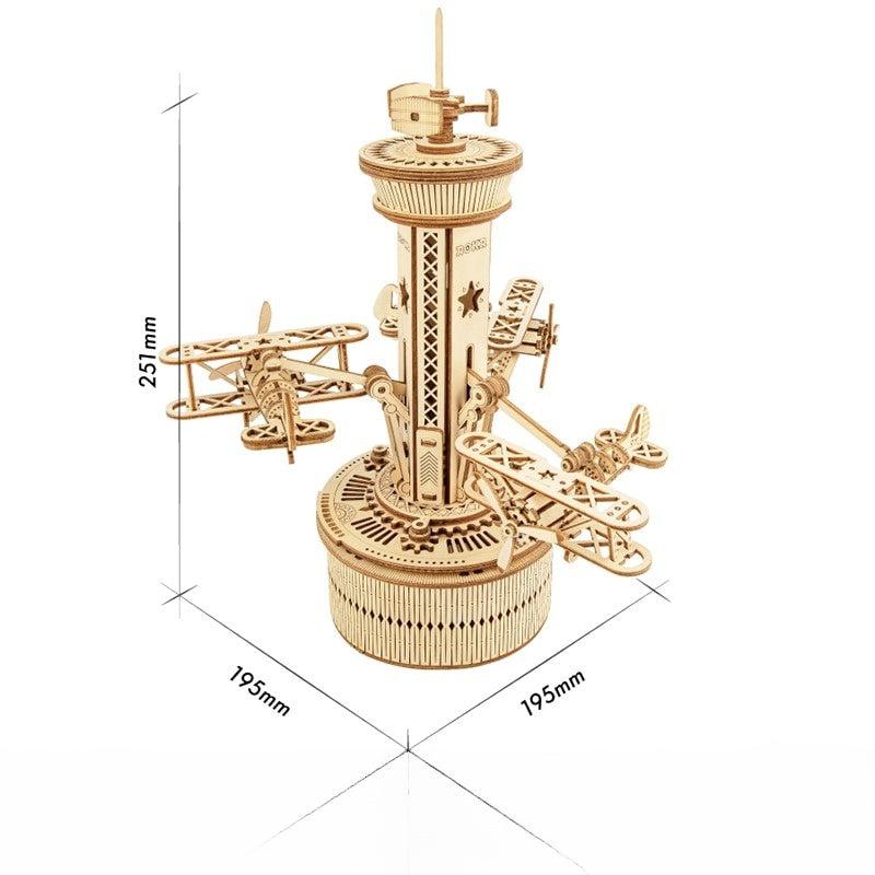 Robotime Rokr Music Box - 3D Wooden Puzzle and Assembly Model Building Kit
