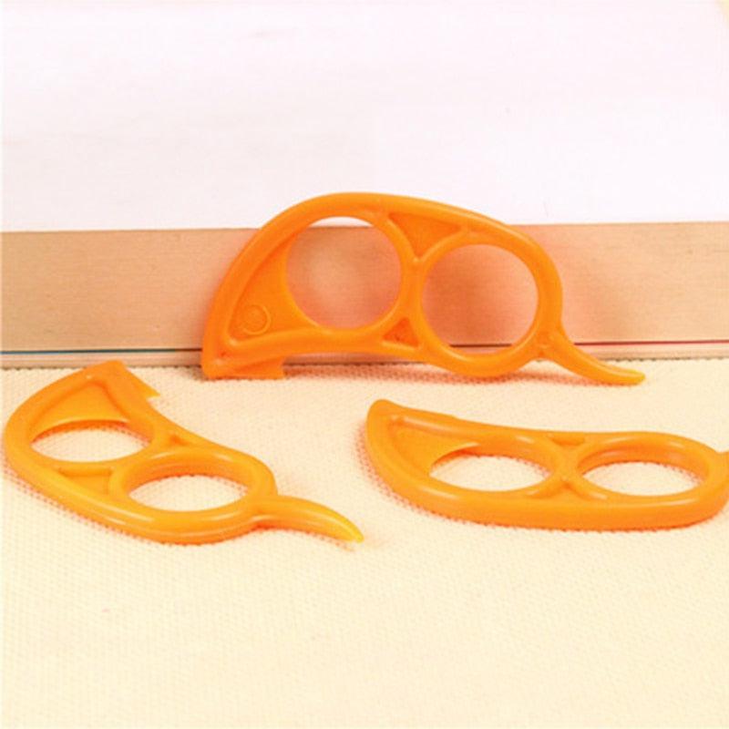 Suchme 10 pcs / Set Orange Peelers | Fruits' Peel Remover | Vegetable Slicer Fruit Tools Kitchen Accessories