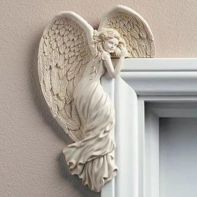 Graceful Angel Wings Ornament | Resin Craft Frame Hanging for Indoor & Outdoor Decor