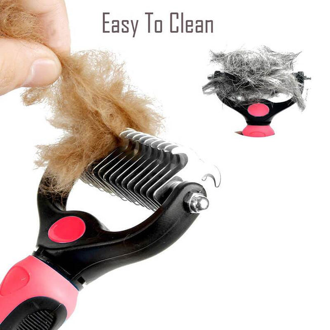 Professional Dog Brush | Gently Efficient & Safe Hair Comb for Pet Grooming & Care | Suitable for Dogs, Cats, Horses & More
