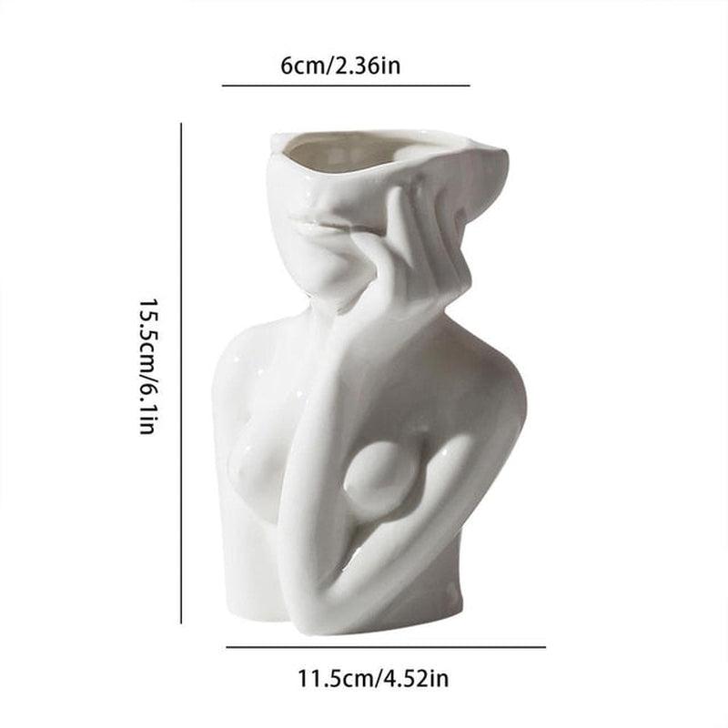 Ceramic Vase Sculptures | Artful Figurines for Interior Decoration & Thoughtful Gifts for Her
