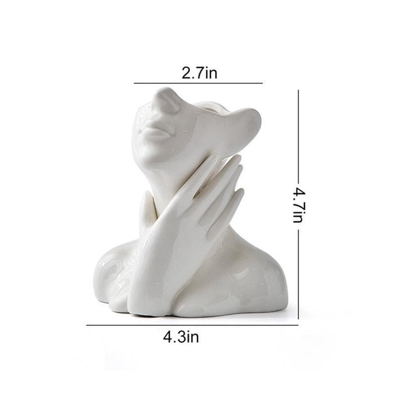 Ceramic Vase Sculptures | Artful Figurines for Interior Decoration & Thoughtful Gifts for Her