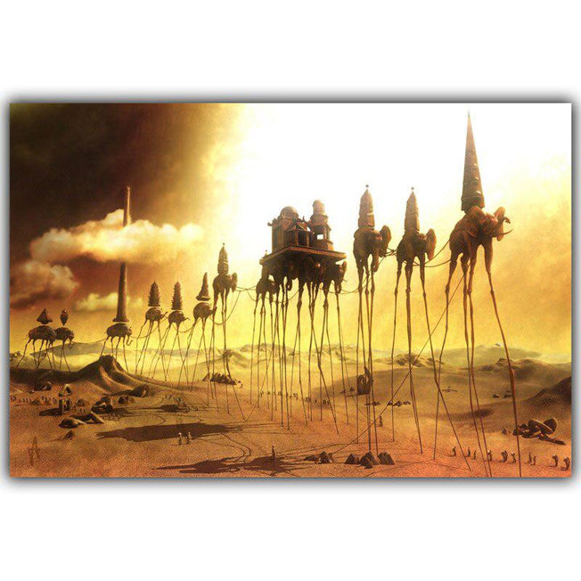 Salvador Dali Surrealism Abstract Paintings Art Vintage Posters | Home Surrealistic Decoration