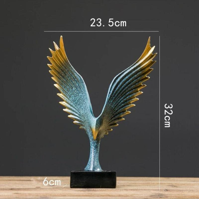 Stunning Eagle Figurines for Home or Office Decor | Resin Ornaments | Simplistic Modern Creative Crafts