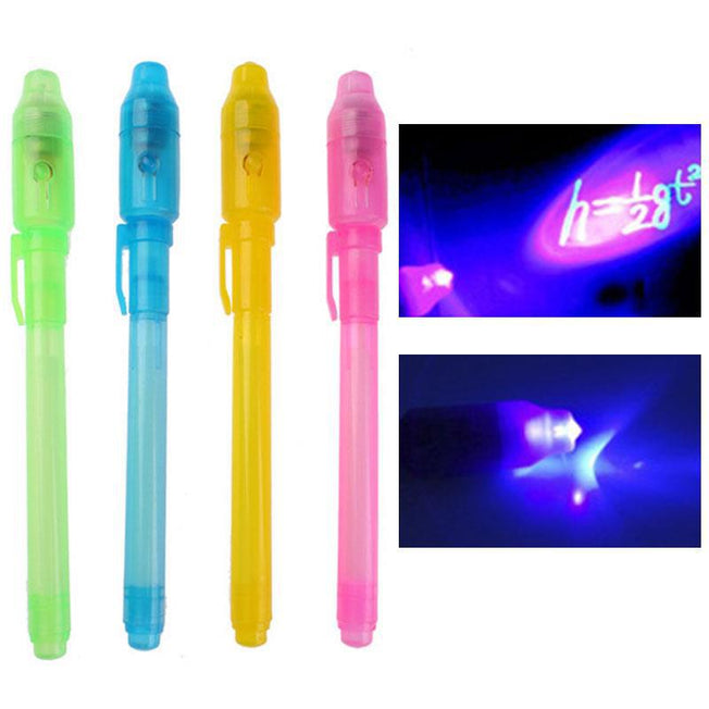 Magical UV Black Light Pen: 2-in-1 Luminous Light Pen for Drawing & Learning Education Toys