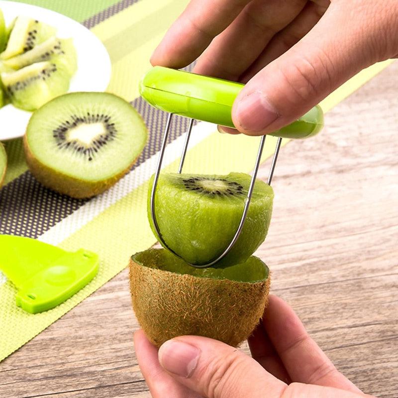 Detachable Kiwi Cutter | Creative Fruit Peeler for Salad | Kitchen Gadgets & Accessories