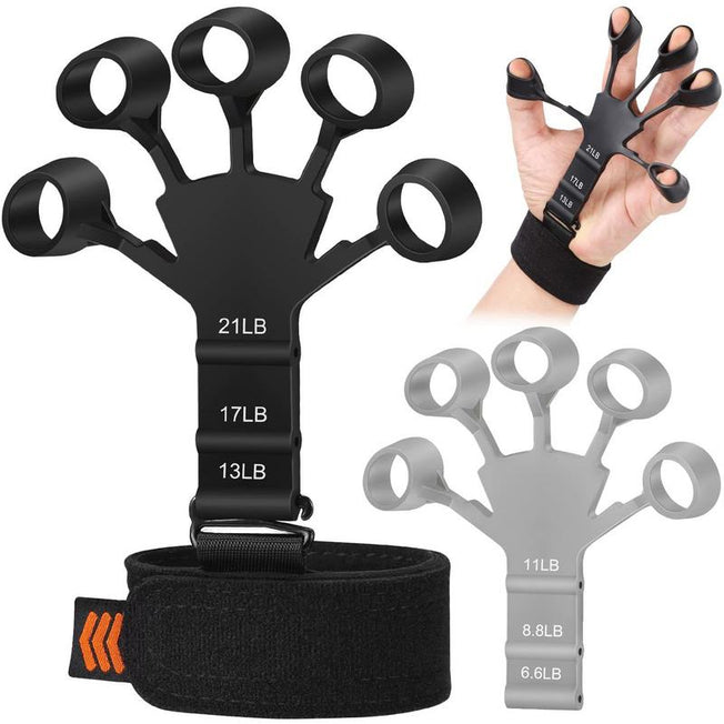 Fingers & Forehand Strengthener | Finger Stretcher and Hand Grip Trainer for Home & Gym Fitness Exercise