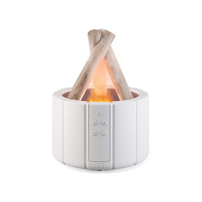USB Humidifier Aroma Diffuser | Simulated Fire Night Light | Home Appliance Essential Oil Diffuser 280ML
