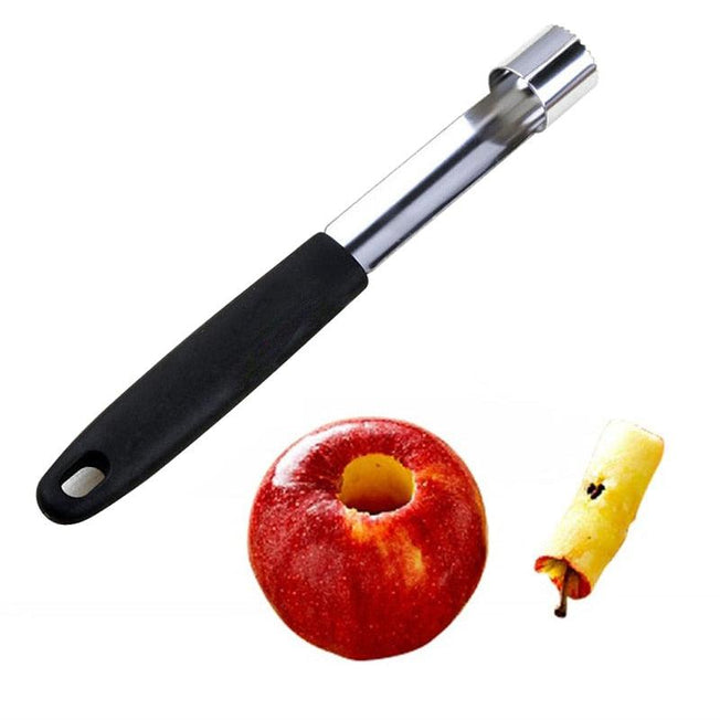 Stainless Steel Fruit Nucleus Core Seed Remover - Easy Twist Apple Pear Corer | Kitchen Gadgets Tools