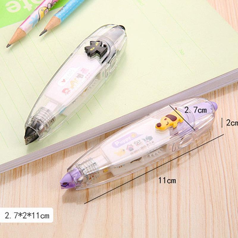 Colorful Cartoon Floral Sticker Tape Pen for Kids - Fun Stationery Decoration for Notebooks, Diaries & Crafts