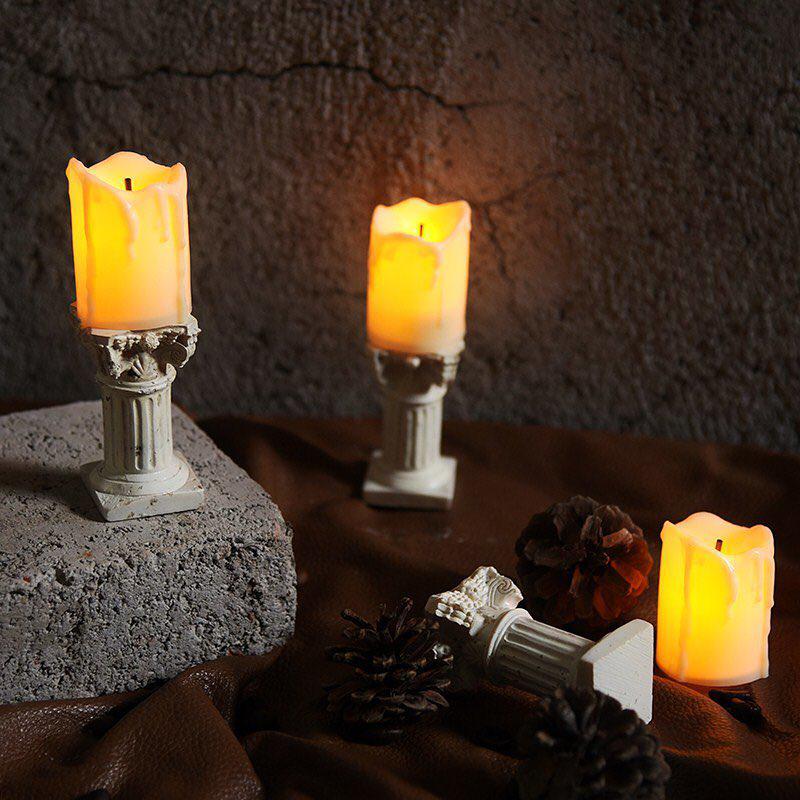 Nordic LED Mini Candle Night Lights | Romantic Night Light for Birthday, Wedding & Home Decor