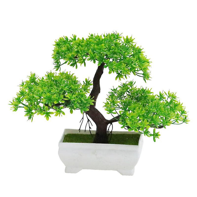 Artificial Plants Bonsai Small Tree Pot | Fake Plant Flowers Potted Ornaments for Home Room Table Decoration | Hotel Garden Decor