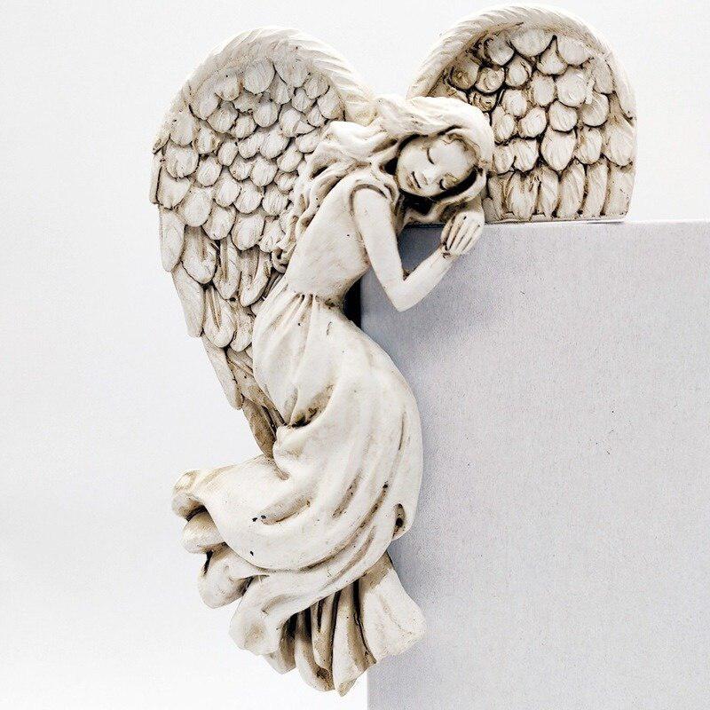 Graceful Angel Wings Ornament | Resin Craft Frame Hanging for Indoor & Outdoor Decor