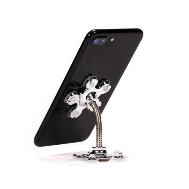 Five Claws Stand for Mobile Phone | 360° Rotatable Metal Flower Magic Suction Cup | Mobile Phone Holder & Car Bracket Mount