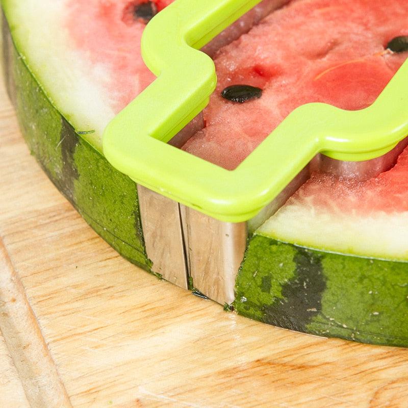 Watermelon Cutter Stainless Steel Cute Tree Design Cutting Watermelon Kitchen Gadgets Salad Fruit Slicer Cutter Tools