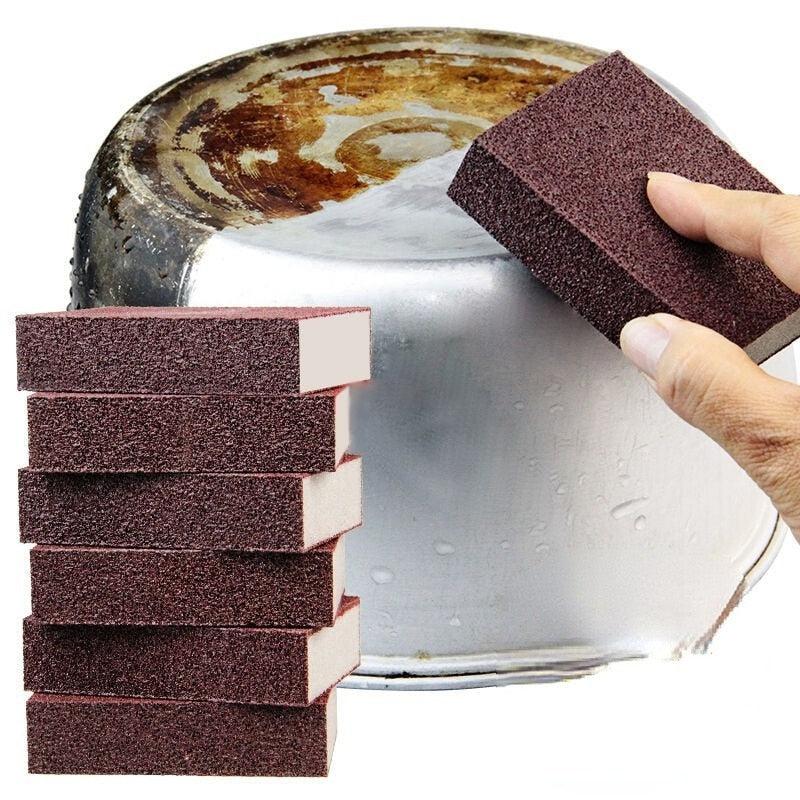 Magic Sponge Eraser Descaling Cleaning Brush | Silicon Carbide | Stove Top Pot Kitchen Tools