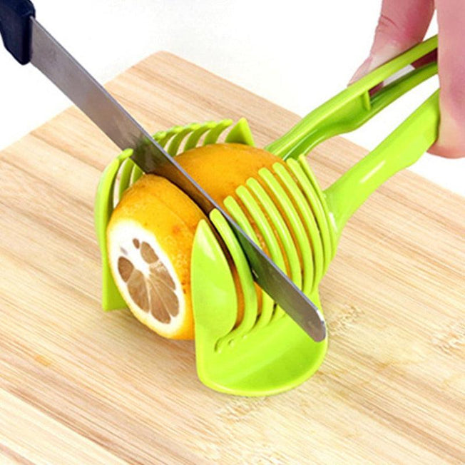 Handheld Tomato Onion Slicer | Multifunctional Fruit and Vegetable Cutter | Kitchen Accessories