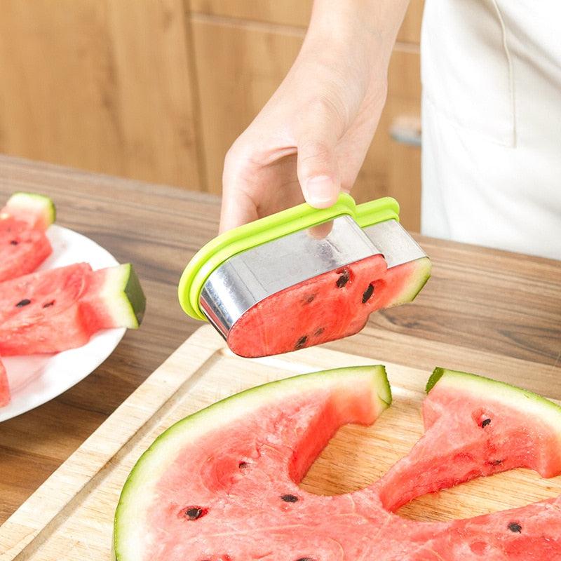 Watermelon Cutter Stainless Steel Cute Tree Design Cutting Watermelon Kitchen Gadgets Salad Fruit Slicer Cutter Tools