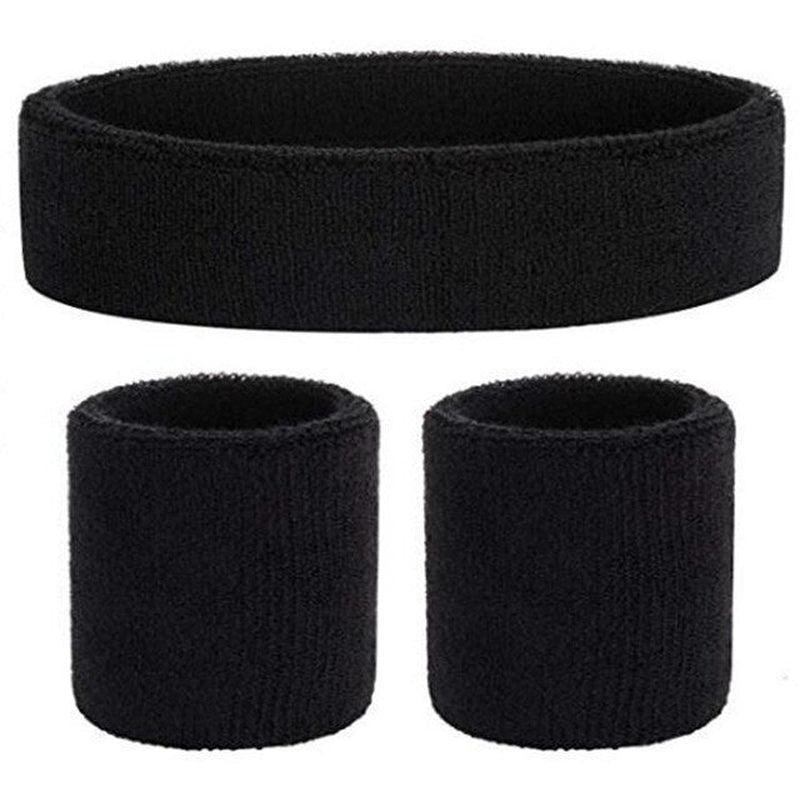 3 pcs / Set Sports Headband and Wristbands Set | Perfect for Active Individuals