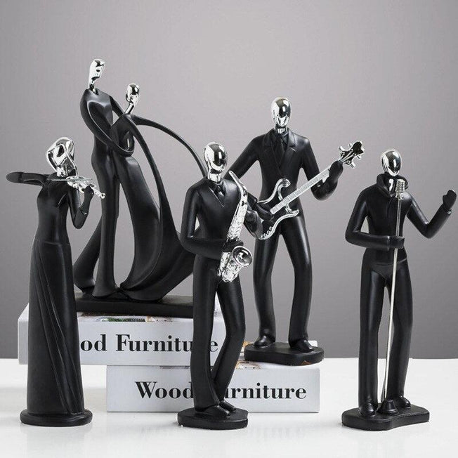 Captivating Resin Music & Arts Statues | Expressive Handcrafted Ornaments for Home Decoration