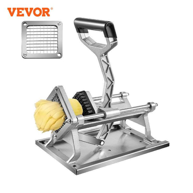 VEVOR French Fry Cutter | Wall-Mounted Potato Cutter with Bracket | Tabletop Home Vegetable Slicer | Kitchen Gadgets