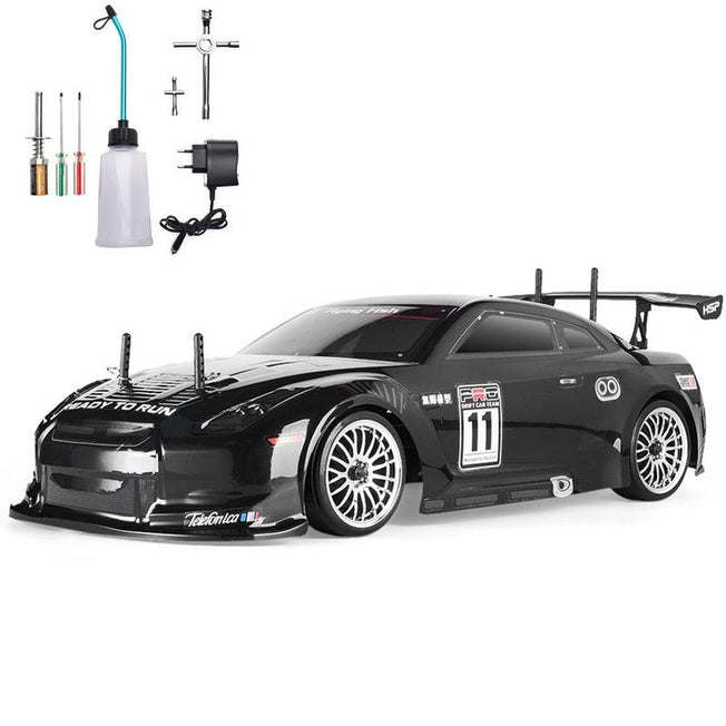 HSP RC Car 4WD 1:10 On-Road Racing Drift Vehicle | High-Speed Nitro Gas Power for Thrilling Remote Control Car Action