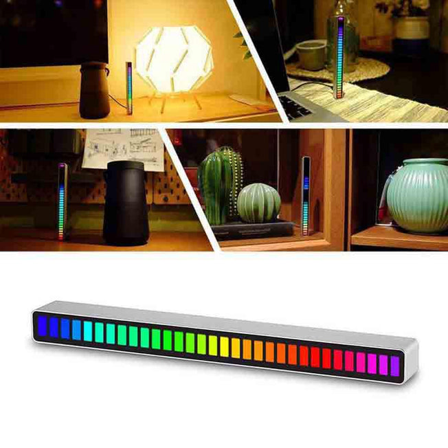 LED Light Bar | Ambient RGB Sound Control | App Control | Voice-activated Rhythm Lights
