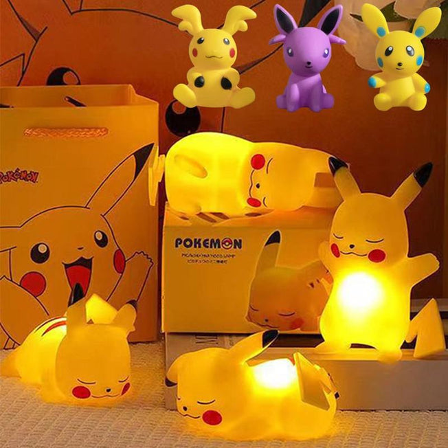 Anime Pokemon Night Lamp Figures | Kids' Bedroom Decoration | Perfect for Holiday Gifting