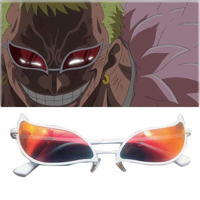 Donquixote Doflamingo Cosplay Glasses | One Piece Inspired Sunglasses | Amazing Fan-Gift Option